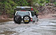 06-The Wanderra finds the driving easy thru the Ben Cruachan Creek